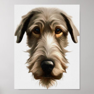 Poster Peinture pour animaux domestiques irlandais isolée