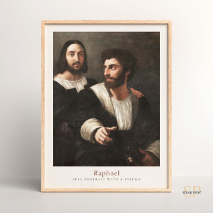 Poster Peinture Raphael Art Imprimer Autoportrait Vintage