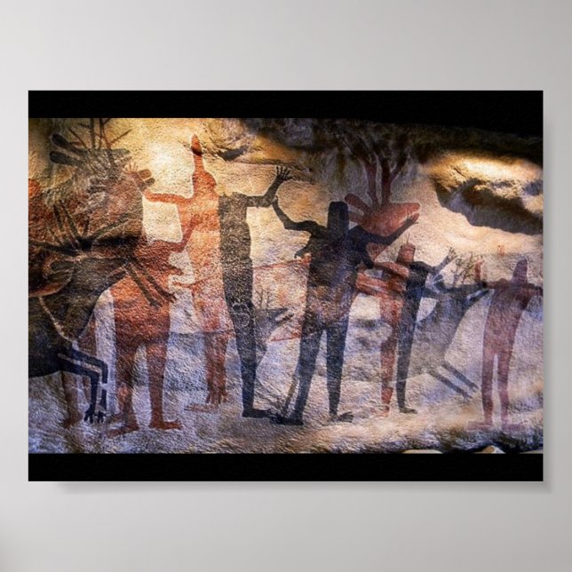 Poster Peinture rupestre (Devant)