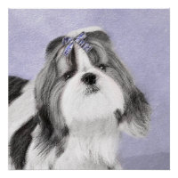 Peinture Shih Tzu - Cute Original Chien Art