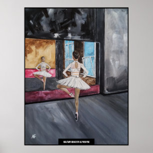 Poster Peinture Solitary Grace par Alfred Fox
