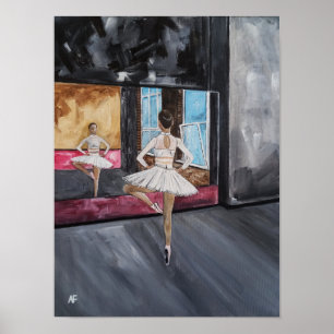 Poster Peinture Solitary Grace par Alfred Fox