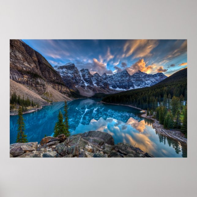 Poster Peinture sur la Moraine (Devant)