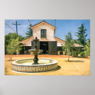 Poster Peinture sur le ranch d'Apple Creek