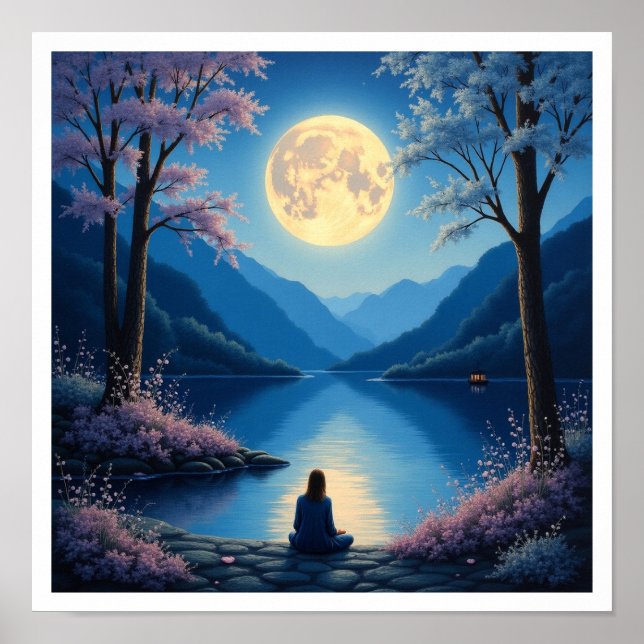 Poster Peintures acryliques qui brillent dans le noir ! � (Devant)