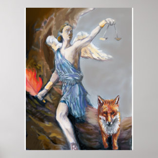 Poster "Peintures étonnantes aquarelles de la némésis