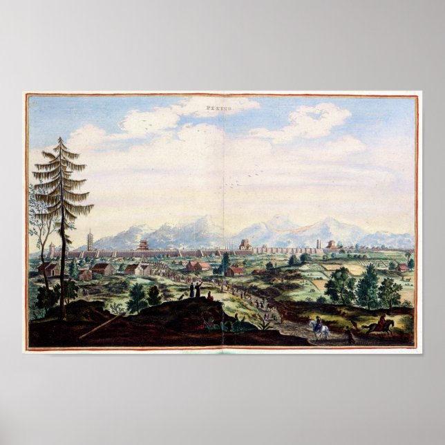 Poster PEKING by Nieuhoff (Devant)