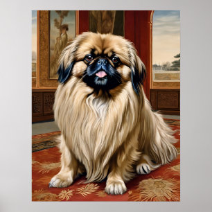 Poster Pekingese - Chien Art Imprimer