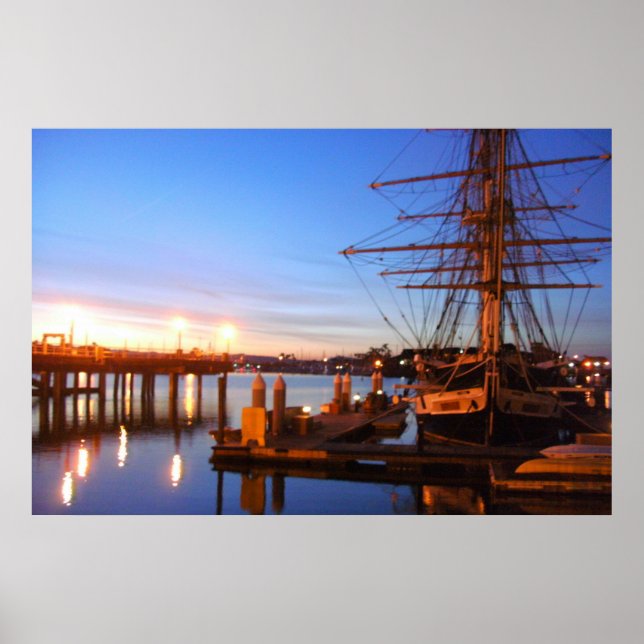 Poster Pèlerin à l'aube photo (Devant)