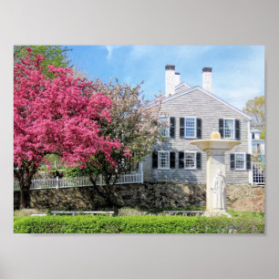 Poster Pèlerin Mère Plymouth MA Printemps