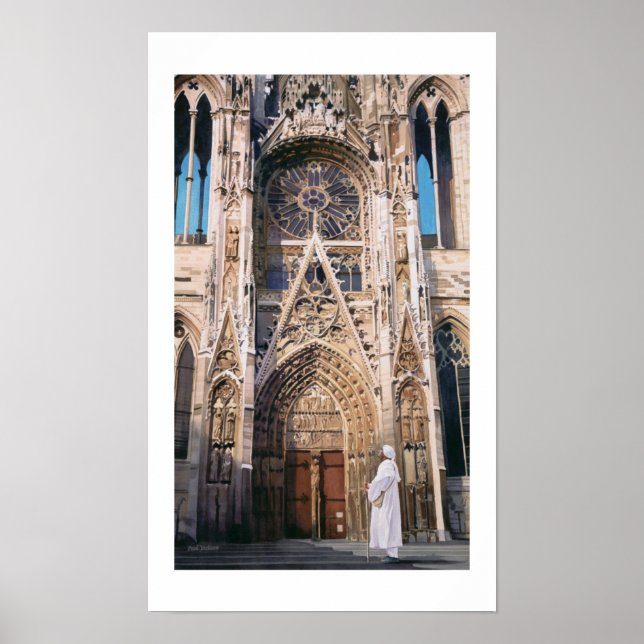Poster "Pèlerinage" Cathédrale de Chartres (Devant)