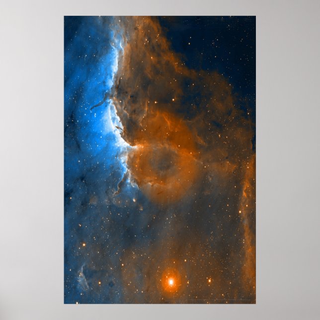 Poster Pélican Nebula Ionisation Front 20x30 (29x29) (Devant)