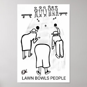 Poster Pelouse Bowles gens