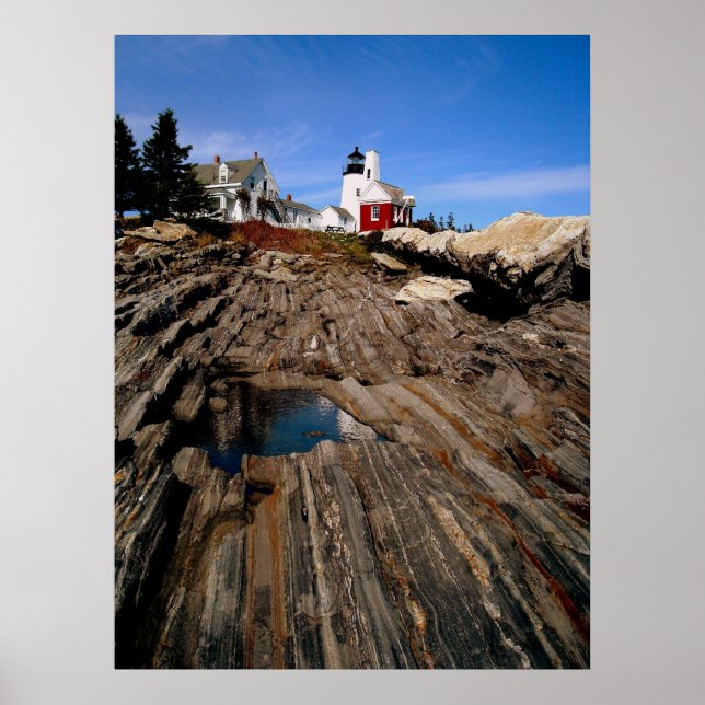 Poster Pemaquid point Lighthouse (Devant)