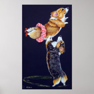 Poster Pembroke Welsh Corgi Imprimer l'affiche