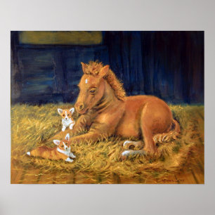 Poster Pembroke Welsh Corgi Wall Print