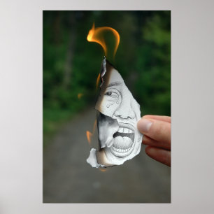 Poster Pencil Vs Camera - Scream