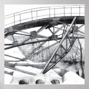 Poster Pencilart antique