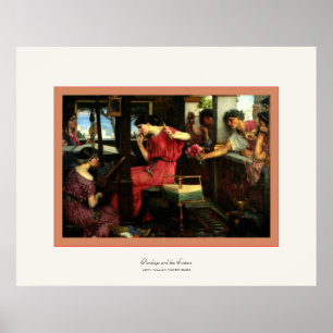 Poster Pénélope et le ~ John W.Waterhouse de prétendan
