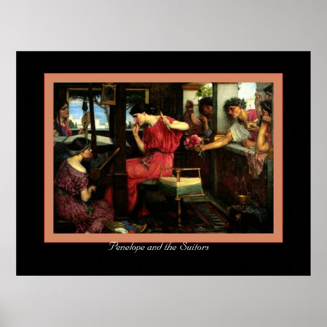 Poster Penelope et les prétendants (Devant)