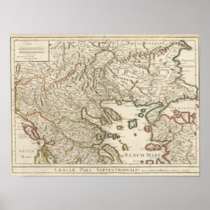 Poster Péninsule balkanique, Grèce, Macédoine 2