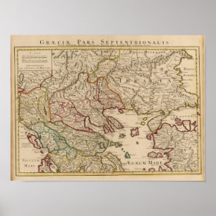 Poster Péninsule balkanique, Grèce, Macédoine 3