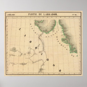 Poster Péninsule d'Ungava et nord du Labrador
