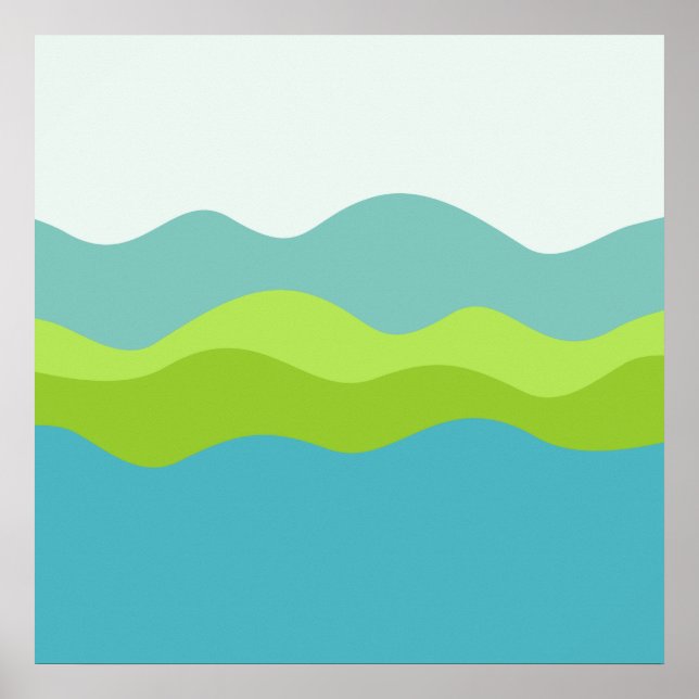 Poster Péninsule verte (Devant)