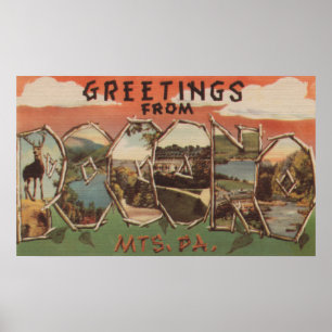 Poster Pennsylvania - Pocono Mountians