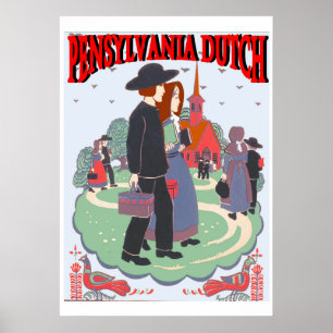 Poster Pennsylvanie néerlandaise