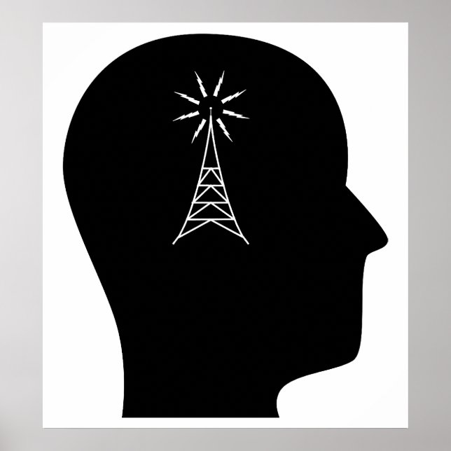 Poster Penser à la radio amateur (Devant)