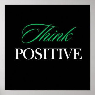 Poster Penser positif