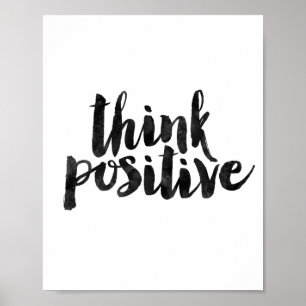 Poster Penser positif