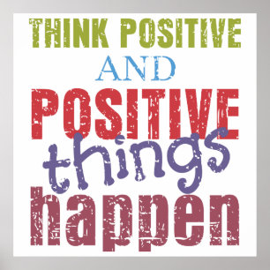 Poster Penser positif