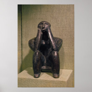 Poster Penseur de Cernovoda, culture de Hamangia