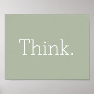 Poster Pensez.