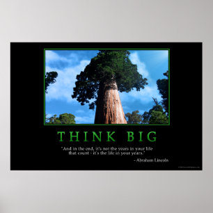 Poster Pensez grand
