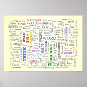 Poster Pensez sur ces choses