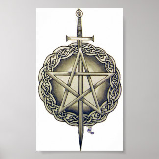 Poster Pentacle irlandais