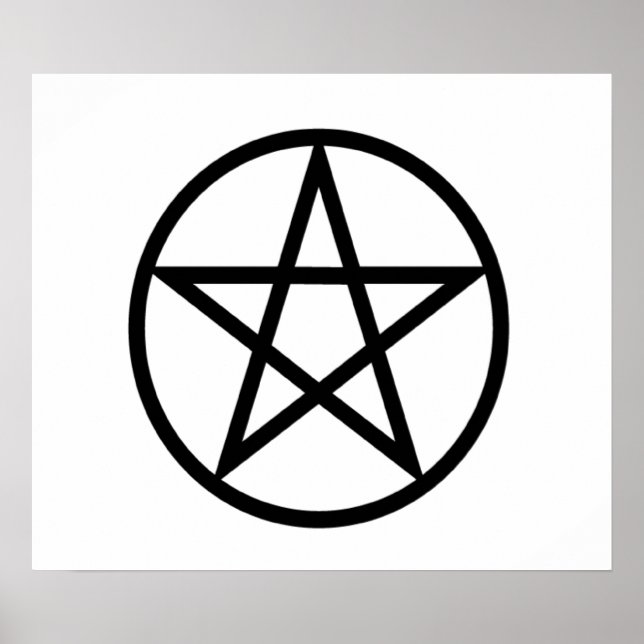 Poster Pentagramme droit (Devant)