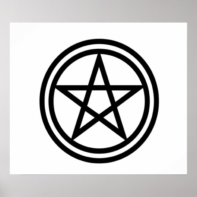 Poster Pentagramme droit (Devant)