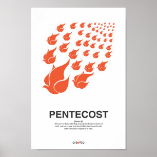 Poster Pentecôte par Sophia