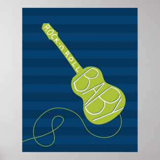 Poster Pépinière de roches et de rouleaux