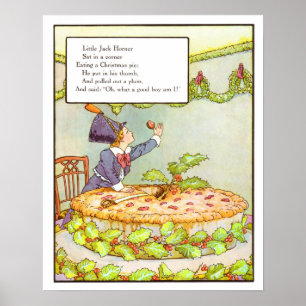 Poster Pépinière vintage - Little Jack Horner
