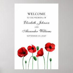 Poster Pépites mariage accueil signe d'impression. Fleurs