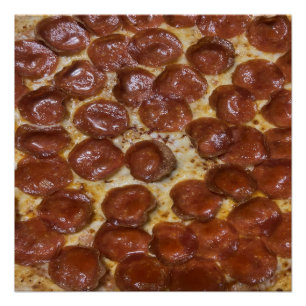 Poster Pepperoni Pizza
