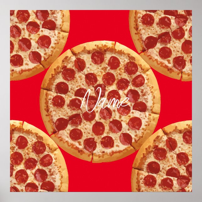 Poster Pepperoni Pizza Thunder_Cove (Devant)