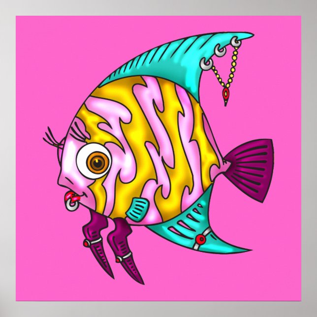 Poster Percages de poissons (Devant)