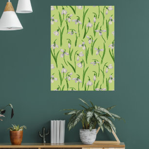 Poster Perce-neige sur miel de rosée