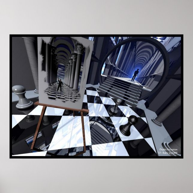 Poster Perception de profondeur (Devant)